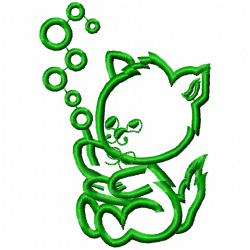 Cats Embroidery Design 8 Cats Embroidery Design 8